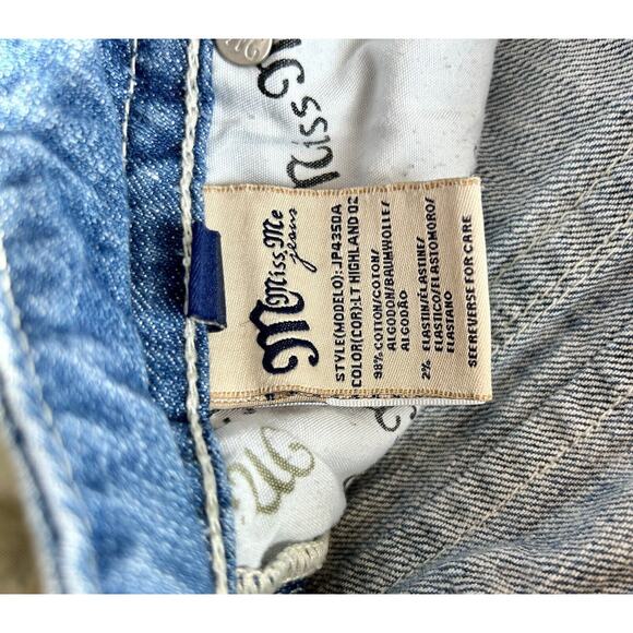 Miss Me Mid Rise Stretch Cropped Capri Jeans-Size 27 - Picture 5 of 6